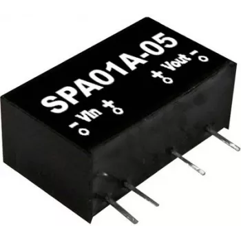 Virtasovitin/invertteri Mean Well SPA01B-12, tulo 18–36 V, lähtö 12 V, 1 W