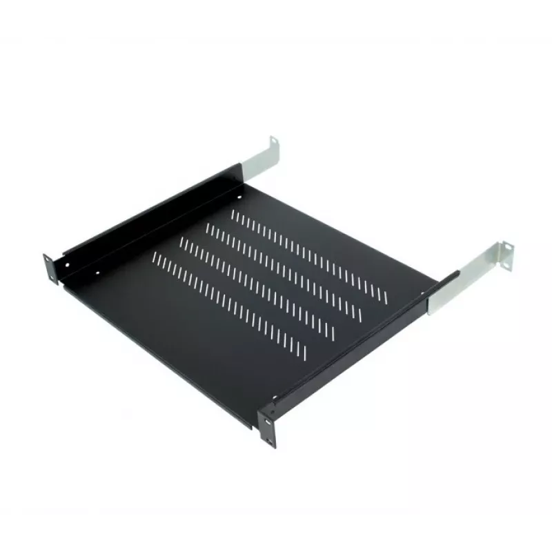 19 inch hylly Triton RAB-UP-550-A4 1U 550 mm 80 kg muovi musta