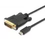 Equip USB Type-C - DVI-D Dual-Link -kaapeli, pistoke–pistoke, 1,8 m