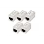 Digitus CAT 6A modulaariset suojatut liittimet 5 kpl RJ-45 kultapinnat