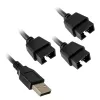 USB-keskitin Lian Li PW-U2TPAB Type-A uros 1-3 IDC 9-pin