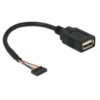 USB-kaapeli DeLOCK 84831 USB 2.0 0,15 m musta