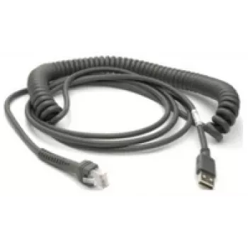 Zebra CBA-U29-C15ZBR USB-kaapeli USB 2.0 4,57 m USB A musta