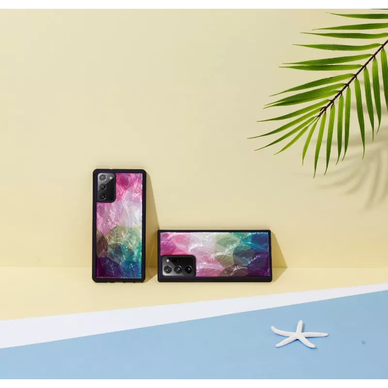 Suojakotelo iKins Samsung Galaxy Note 20:lle – vesikukkakuvio musta