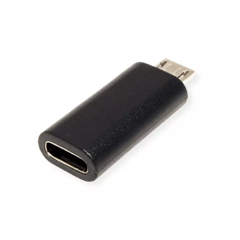 VALUE USB-sovitin - USB-C (uros) käännettävä Micro-USB Type-B (uros)