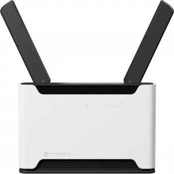MikroTik Chateau LTE18 AX - langaton reititin - 5-porttinen kytkin - GigE, 2,5 GigE - Wi-Fi 5, Wi-Fi 6 - dual-band (S53UG+5HAXD2HAXD-TC&EG18-EA)