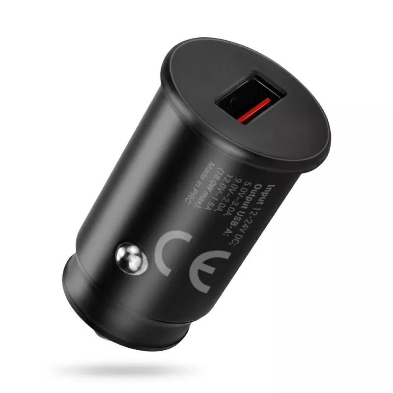 Autolaturi everActive CC-15QC QC3.0 18W 1x USB kaapelilla