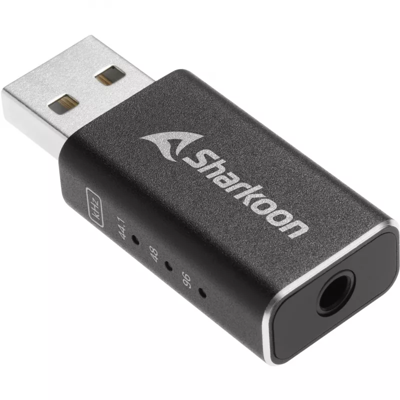Sharkoon Gaming DAC Pro S V3 ulkoinen äänikortti, musta