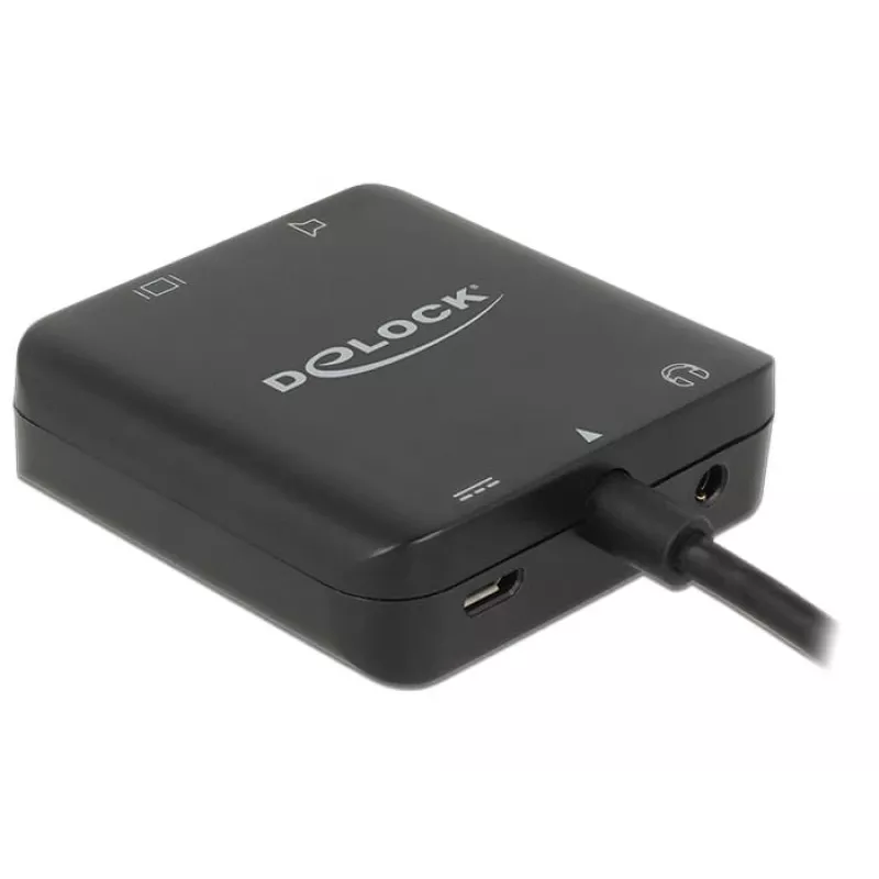 Audion muunnin DeLOCK 62784 musta