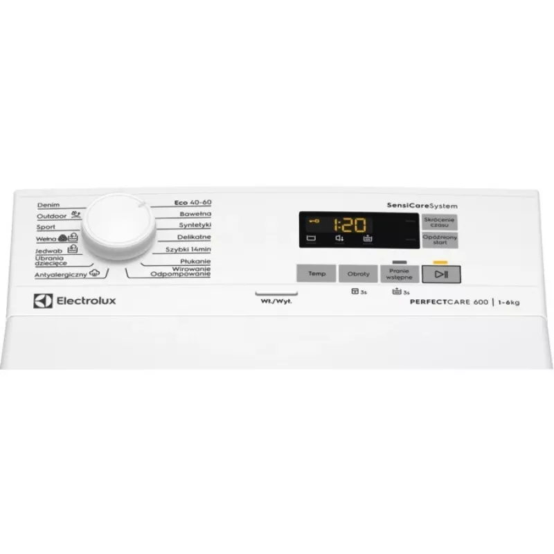 Pesukone Electrolux EW6TN5261FP, edestä täytettävä 6 kg, energiatehokkuusluokka D