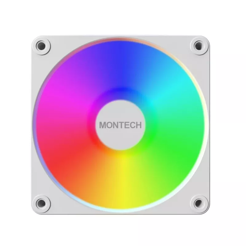 Montech GF120 V2 ARGB tietokonekotelon tuuletinyksikkö 12 cm valkoinen 1 kpl