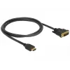 DeLOCK 85652 videokaapelisovitin 1 m HDMI Type-A (Standard) DVI musta (85652)