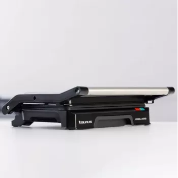 Kontaktigrilli Taurus MYGRILL LEGEND 1000W, ruostumaton teräs/musta, kypsennyspinta 230×145 mm
