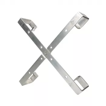 Kaapelipidike Extralink Four arms aluminium frame S500 — 500 x 500 x 70 mm, pöytä-/seinäasennus, alumiini