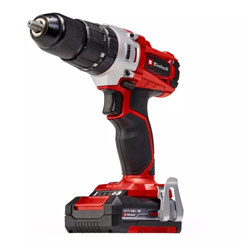 Einhell TE-CD 18/2 18750 RPM avaimeton 1,45 kg musta, punainen