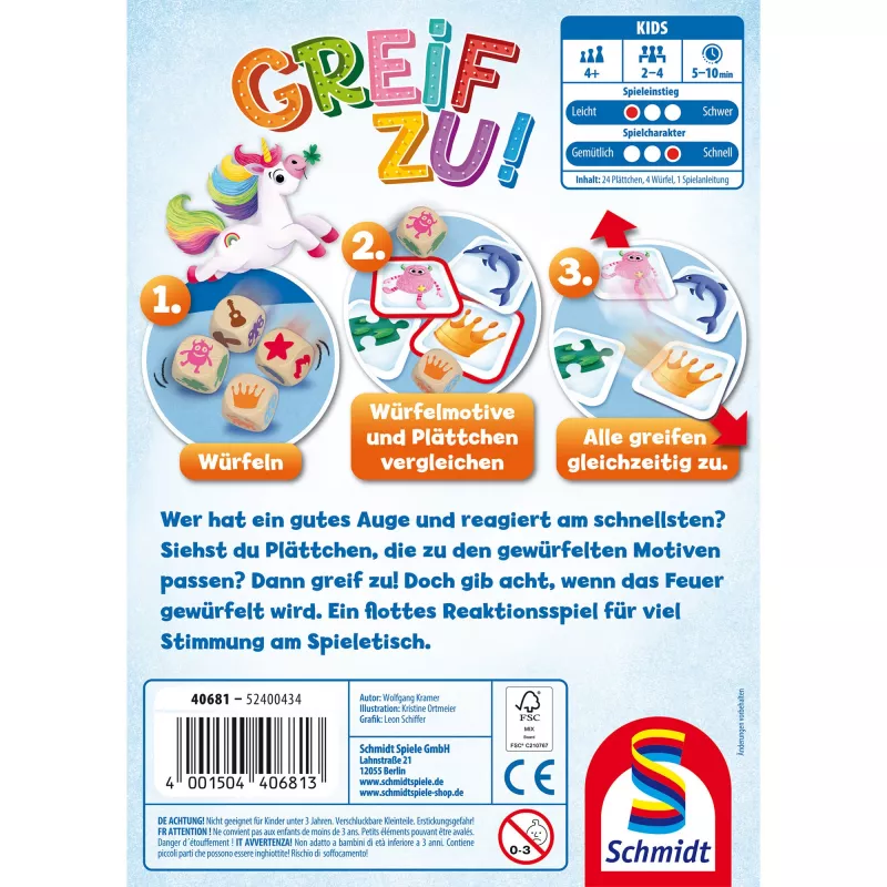 Greif zu, lautapeli