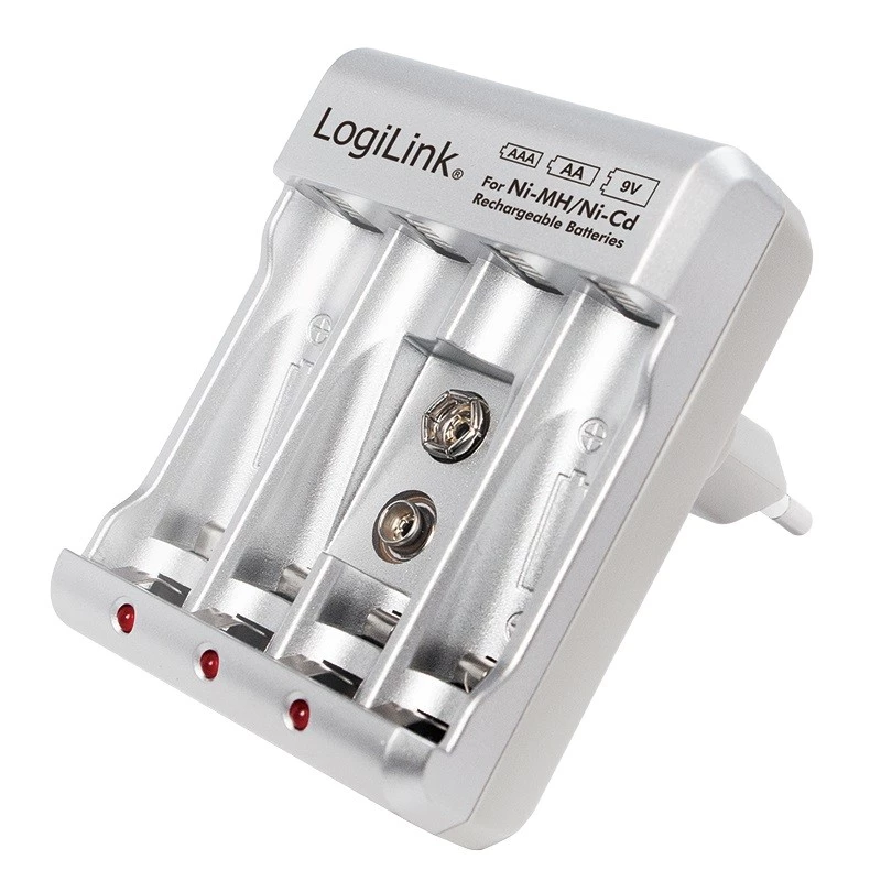 Akkulaturi Ni-MH / Ni-Cd AA / AAA / 9V