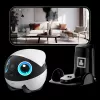 Robot Wi‑Fi Enabot EBO Air2 Plus — 5000 mAh akku, 111 mm korkeus, sisäkäyttöön tarkoitettu lemmikkikumppani ja valvontarobotti