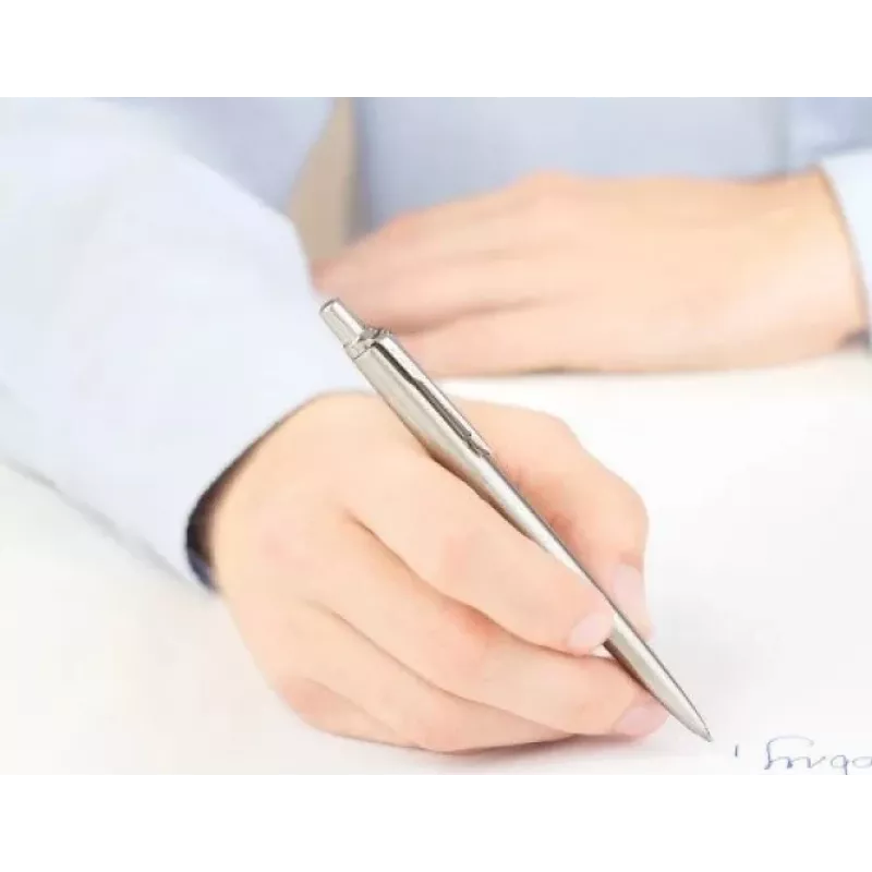 Kuulakärkikynä ja lyijytäytekynä Parker Jotter Steel CT hopea