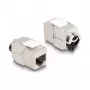 DeLOCK Keystone-moduuli RJ45-liitäntä LSA Cat.6A STP lukitusklipsillä