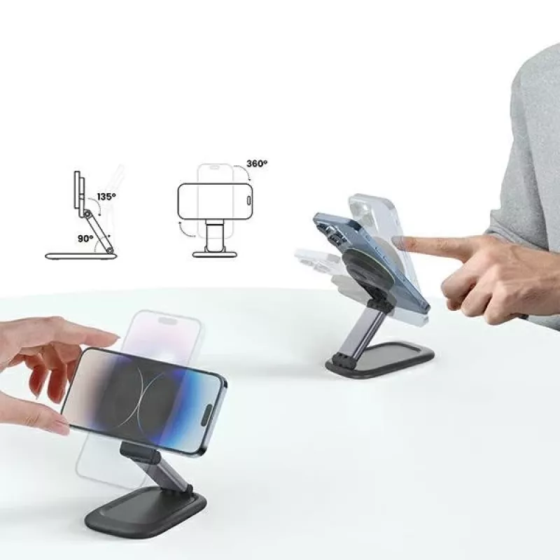 Magneettiteline SODI BM-310 musta MagSafe mobiililaitteille