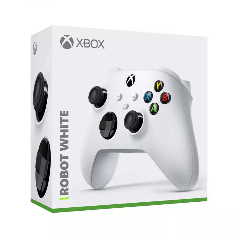 Microsoft Xbox Wireless Controller - peliohjain - langaton - Bluetooth - robotti valkoinen - PC:lle, Microsoft Xbox Series X, Microsoft Xbox Series S, Micros