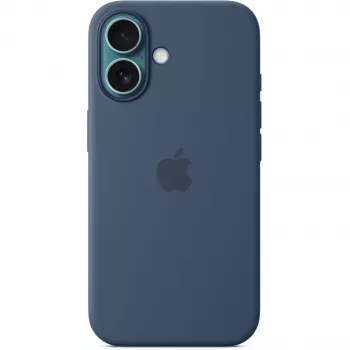 Silikonikuori Apple iPhone 16 MagSafe Denim kuori sininen 6,1