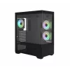 PC-kotelo CHRONIX V2 Mid Tower ARGB-tuuletin x3 musta