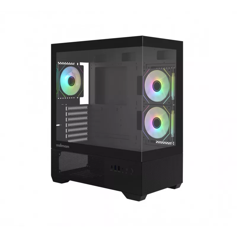 PC-kotelo CHRONIX V2 Mid Tower ARGB-tuuletin x3 musta