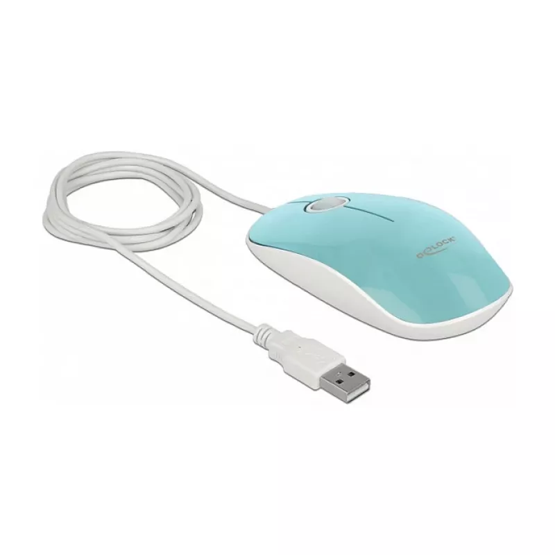 Hiiri DeLOCK 12538 USB Type-A optinen molempikätinen