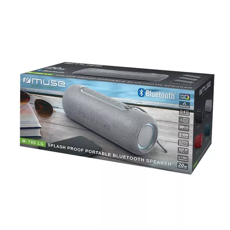 Muse M-780 LG langaton kaiutin, hopea