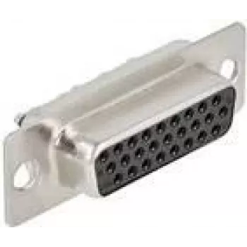 Jatkoliitin DeLOCK 66717 D-Sub HD 26-pin musta hopea