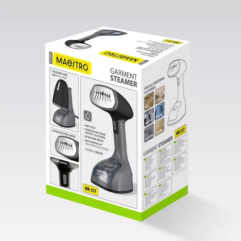 Vaatteiden höyrytin Maestro MR-357 1500W — käsihöyrytin