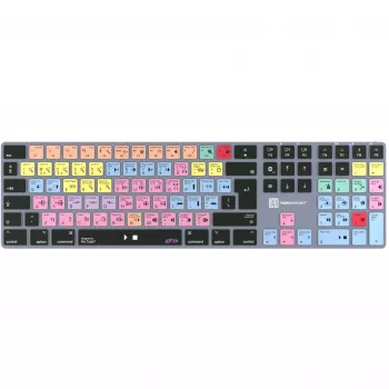 Näppäimistö LogicKeyboard LKB-PT-TM — täysikokoinen (100 %) Bluetooth QWERTZ saksa, titaaninharmaa