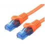Verkko-patchkaapeli LOGON Cat5e U/UTP 20 m RJ-45–RJ-45 oranssi