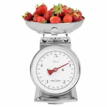 Mekaaninen keittiövaaka ProfiCook PC-KW 1247 – ruostumaton teräs, 5 kg kapasiteetti, 1 l kulho, taara-toiminto