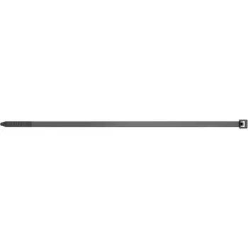 Rei'itetty nippuside FISCHER 69375 — nailon, 500 mm x 7,6 mm, musta, 100 kpl