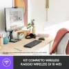Logitech Wireless Combo MK220 - näppäimistö-hiirisarja - langaton - 2,4 GHz - italialainen - tummanharmaa (920-003721)