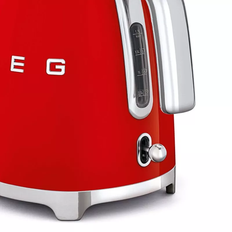 Smeg-sähkövedenkeitin 1,7 l 2400 W punainen