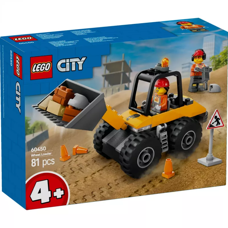 LEGO City 60450 Keltainen pyöräkuormaaja