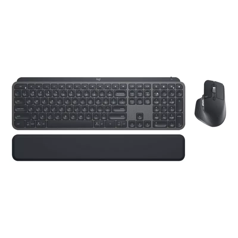Logitech MX Keys Combo for Business - näppäimistö-hiiri-sarja - taustavalaistu - langaton - Bluetooth LE - QWERTY - GB - grafiitti