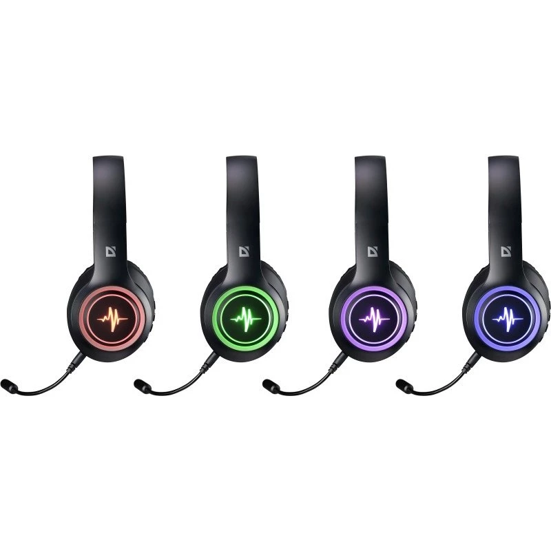 KUULOKKEET DEFENDER BLUETOOTH FREEMOTION B571 MUSTA LED