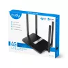 Cudy LT500 WLAN-reititin Fast Ethernet dual-band (2,4 GHz / 5 GHz) 4G musta