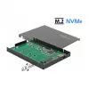 SSD-kotelo DeLOCK 42609 musta M.2