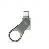 Silicon Power Mobile C80 USB-muistitikku 64 GB USB Type-A / USB Type-C 3.0 (3.1 Gen 1) Titanium