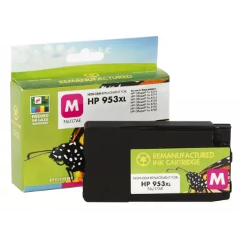 Yhteensopiva Static Control HP 953XL (F6U17AE) mustekasetti, magenta (uusi siru)