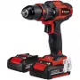 EINHELL akkuporakone-ruuvinväännin TE-CD 18/40 Li +64 2x2Ah | Einhell