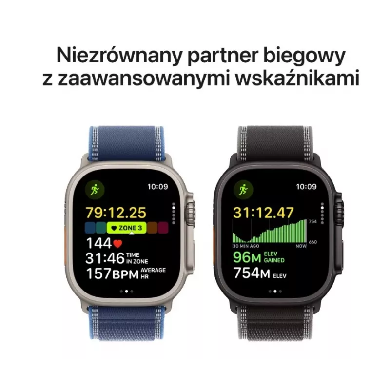 Älykello Apple Watch Ultra 3 GPS + Cellular 49 mm musta titaanikotelo