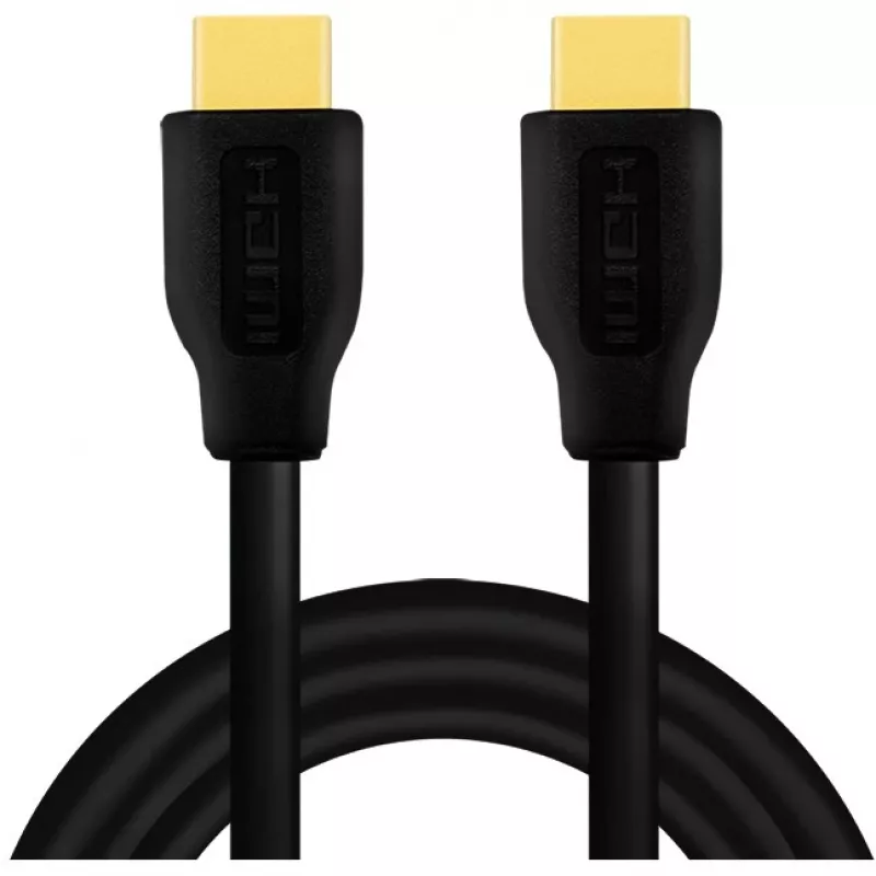 LogiLink CH0100 Premium High Speed HDMI-kaapeli Ethernetillä, HDMI 2.0 tyyppi A uros–uros, 4K 60 Hz, 18 Gbit/s, 1 m, musta