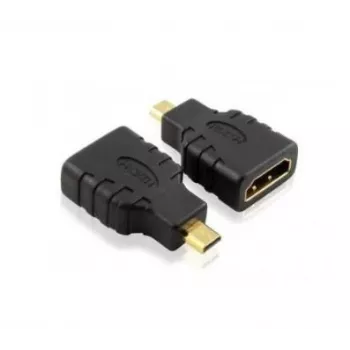 Techly IADAP-HDMI-MD kaapeliadapteri Micro HDMI D musta
